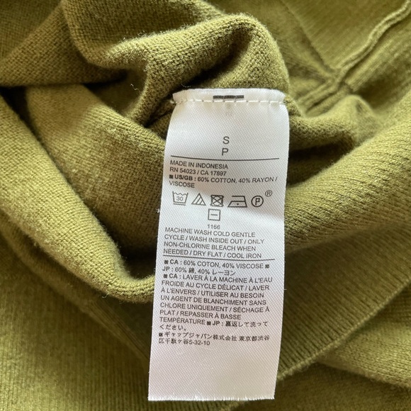 Banana Republic Olive Green Forever Crew Neck Sweater - Picture 9 of 9